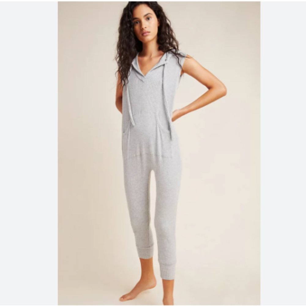 Anthropologie Key West Hooded Jumpsuit